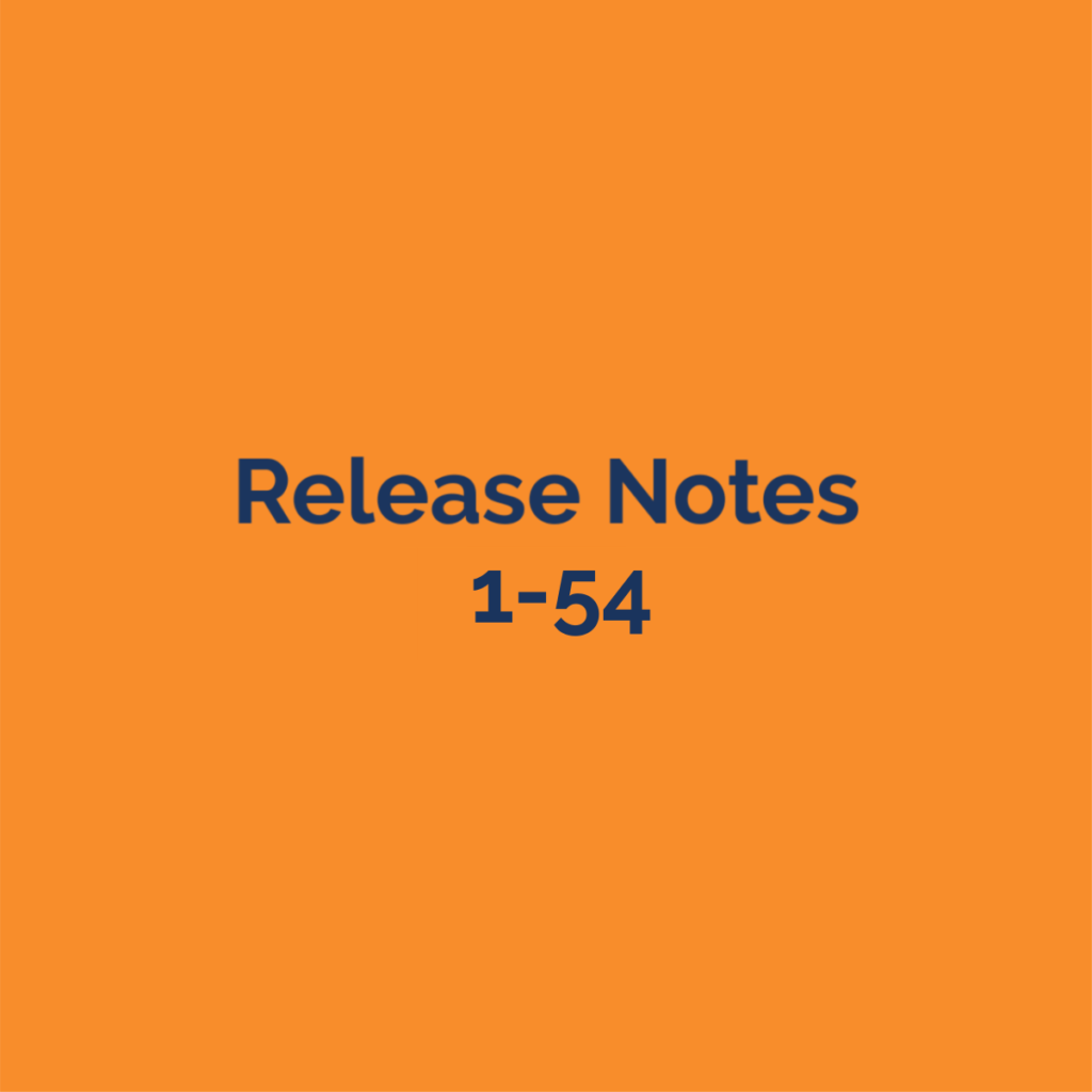 smartbuild release notes 1-54