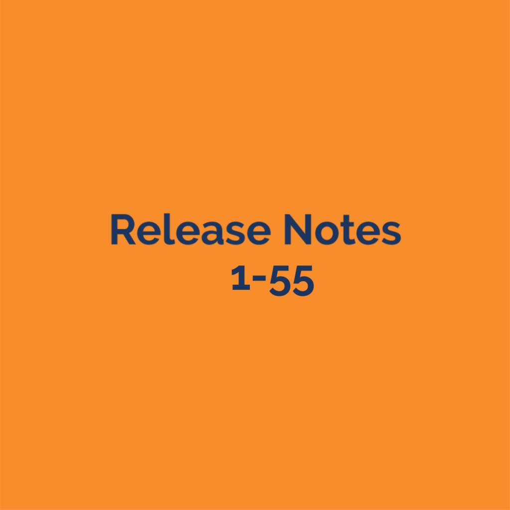 smartbuild release notes 1-55