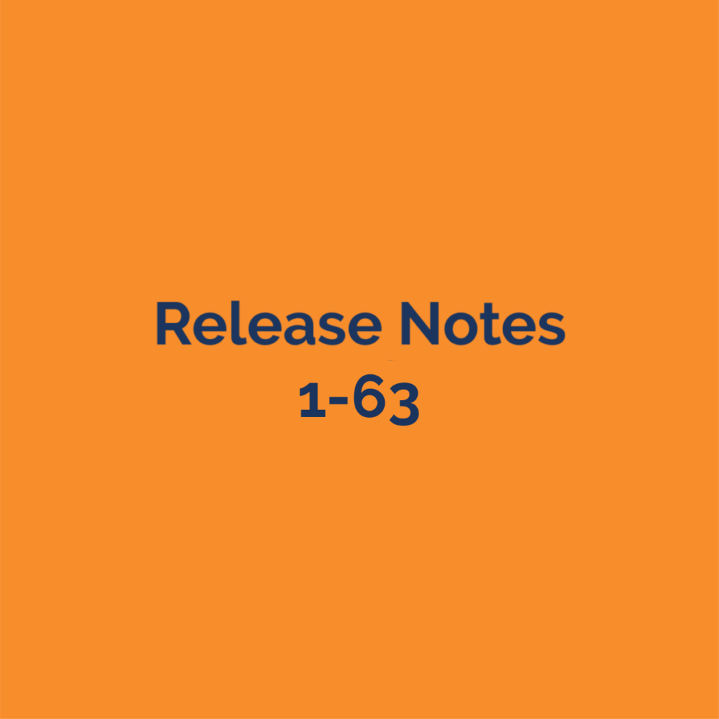 release notes 1-63