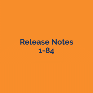 smartbuild release notes 1-84