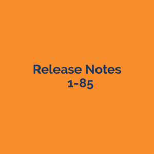 smartbuild release notes 1-85
