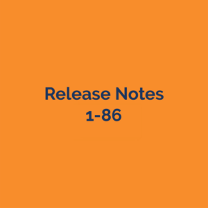 smartbuild release notes 1-86